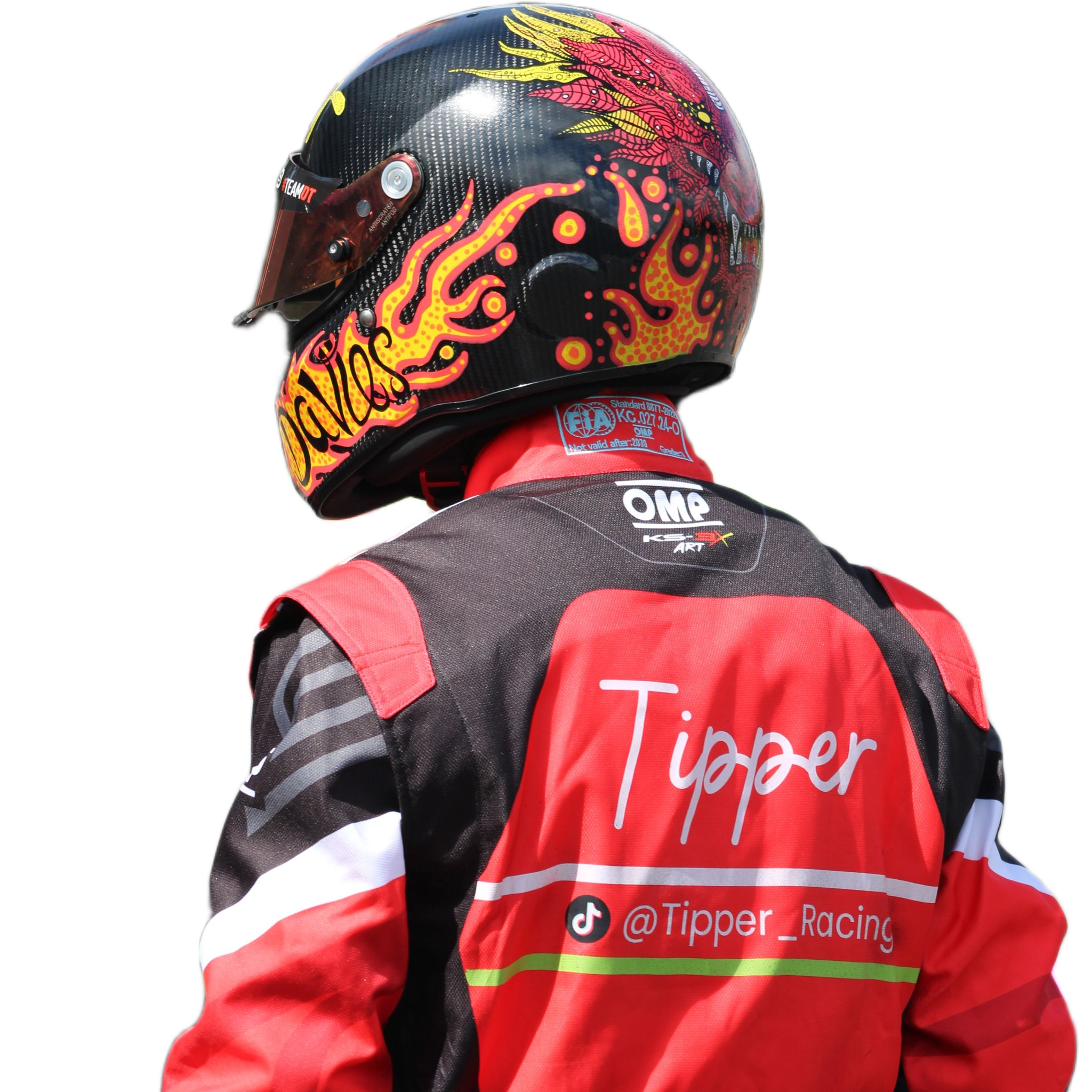 Image of Tipper Racing from behind